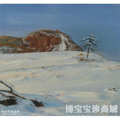 刘宇清 故乡的原风景之傲然 类别: 风景油画